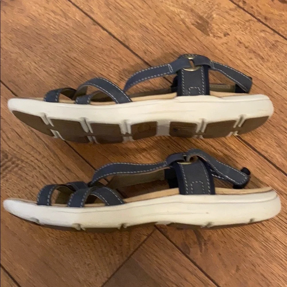 Easy Spirit Blue Comfort Walking Sandals